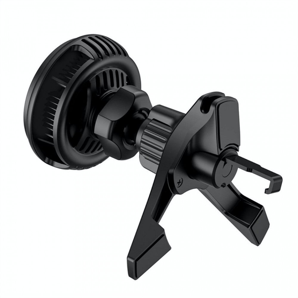 Автотримач магнітний на повітропровід з бездротовою зарядкою 15W WiWU CH317