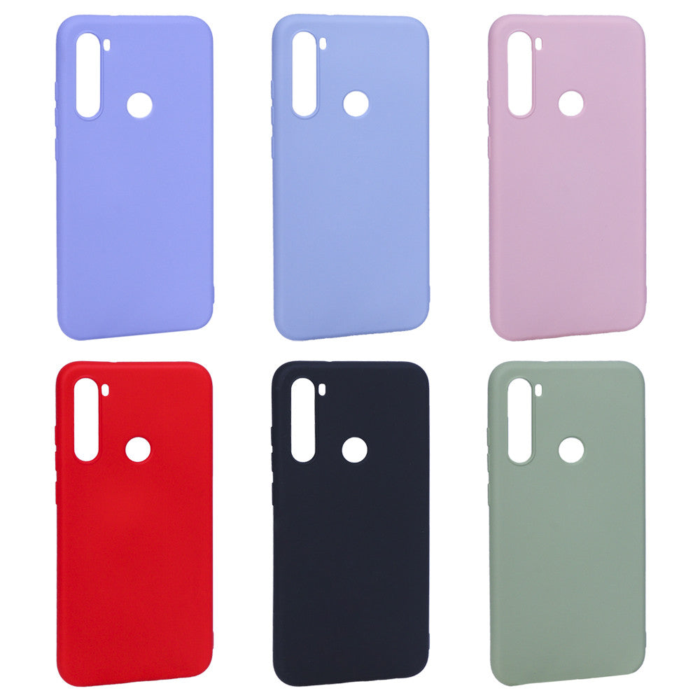 Cover Soft Touch TPU Case Xiaomi Redmi Note 8 — Black