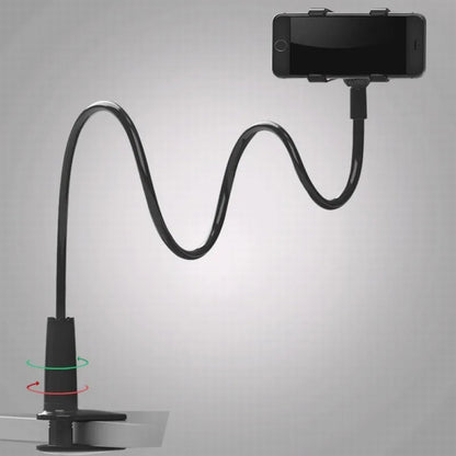 Tablet and phone stand Plastic lazy – Black