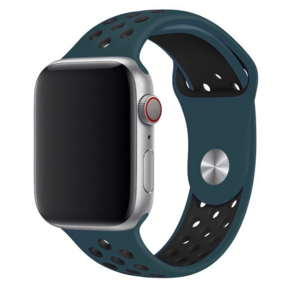 Ремінець Sport Nike Apple Watch 38 mm 40 mm 41 mm — Carbon & Black