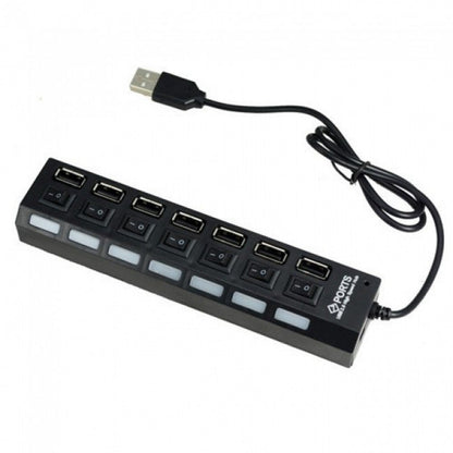 USB HUB Power Button; USB 2.0 To 7 USB