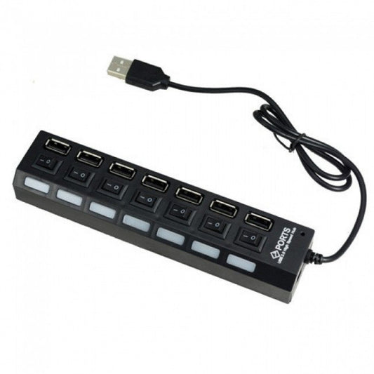 USB HUB Power Button; USB 2.0 To 7 USB