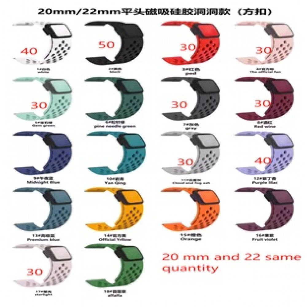 Ремінець Magnetic Lock Nike — Універсальний 20 mm — Pink