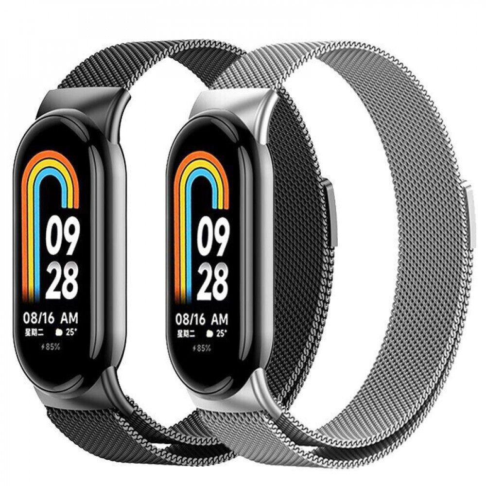 Ремінець Milanese Loop Xiaomi Mi Band 8 ; 9 — Black