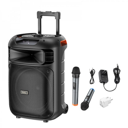 Bluetooth Speaker &amp; 2 Microphones Hoco HA5 – Black