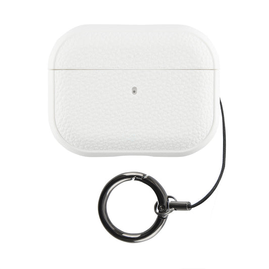 Airpods Pro 3 Case — Leather Ring  — White