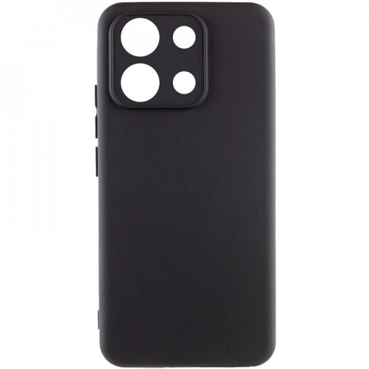 Накладка Чехлы Original Silicone Case Xiaomi Redmi Note 14 Pro 4G — Black