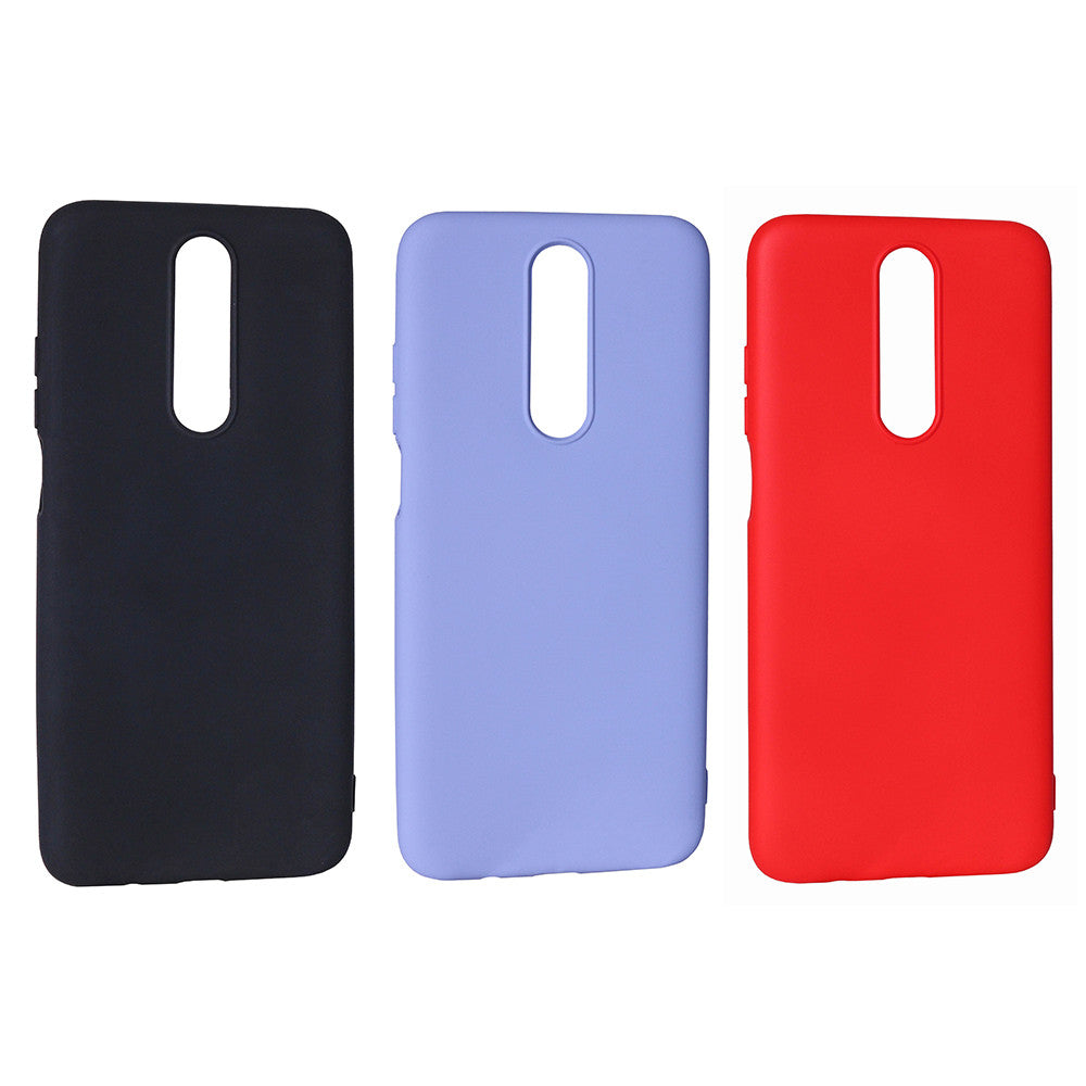 Soft Touch TPU Case Covers — Xiaomi Redmi K30 — Black