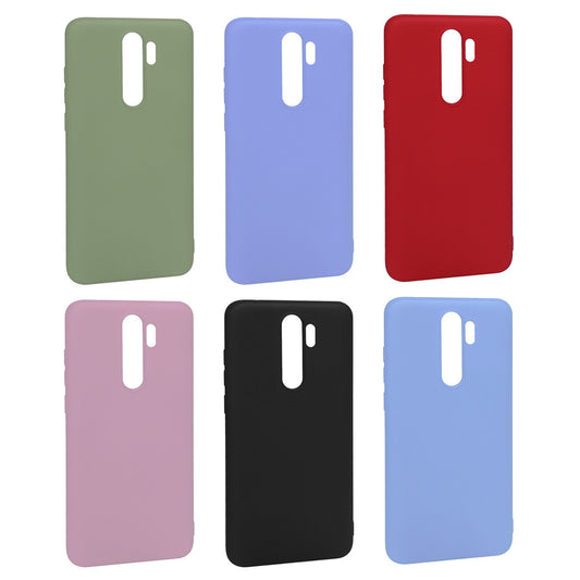 Cover Soft Touch TPU Case Xiaomi Redmi Note 8 Pro — Black