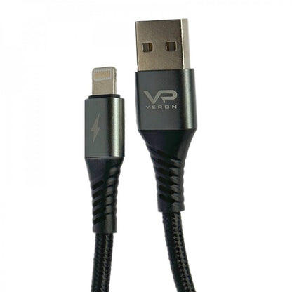 Lightning cable 2.4A (0.25m) Veron NL09 Nylon