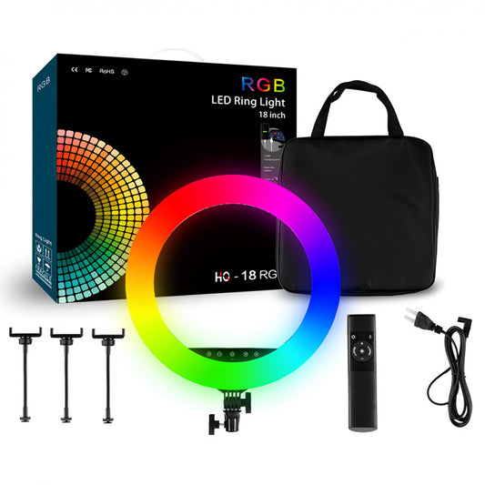 Ring Lamp LED HQ-18 RGB 46 cm 18" | 55W