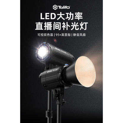 Комплект сферический софтбокс + прожектор + штатив 2.8 m Tolifo LED FS-200B 220W 2700-6500k  95+