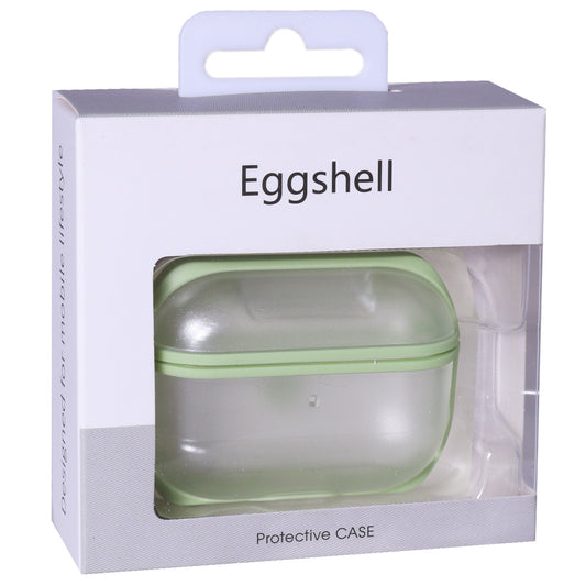 Airpods Pro Case Eggshell PC With Sensitive Button – Green