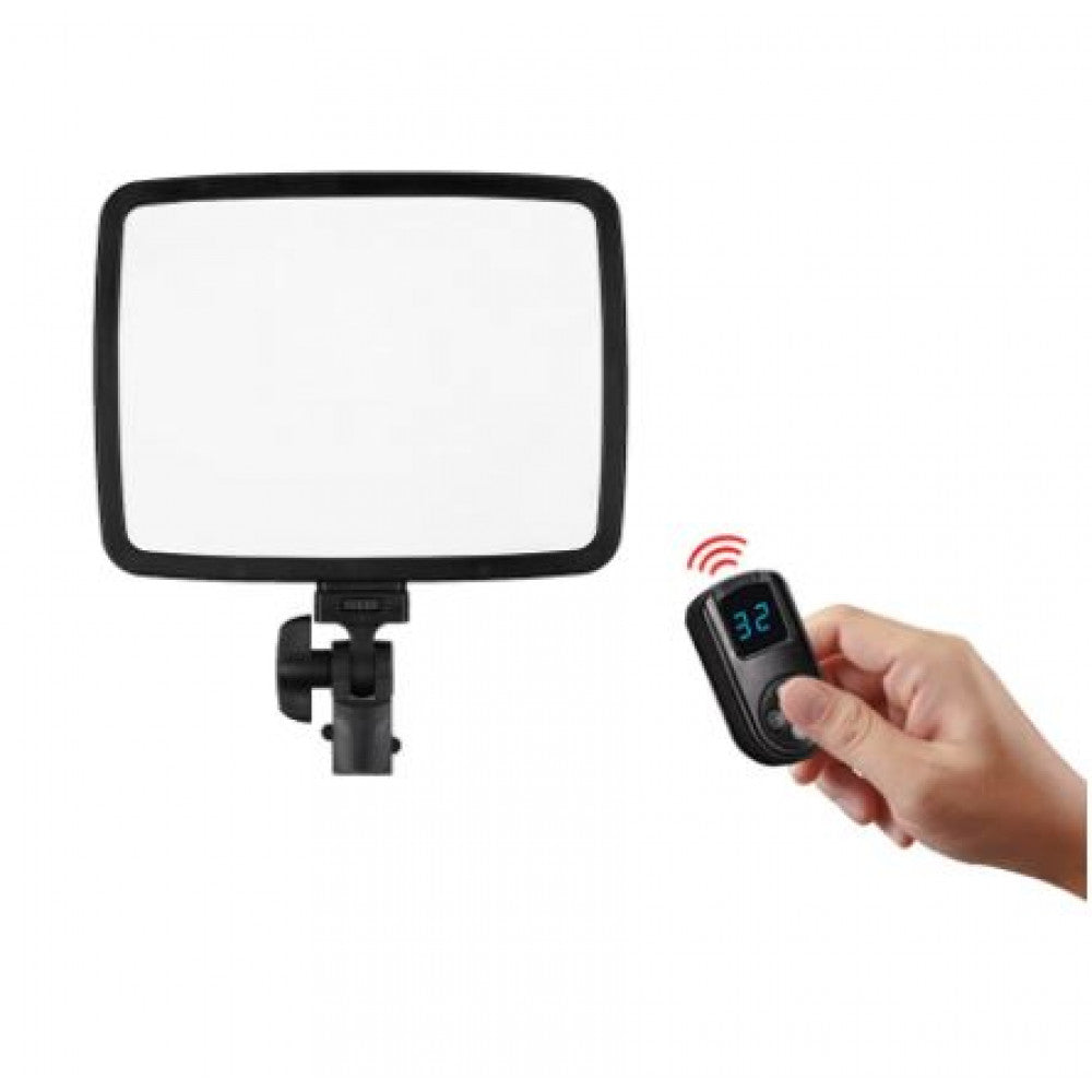 Video light lamp LED PT-24B 24W color 3200-5600K /2400LM/Battery F-750 4400Mah+Charger (240*184*14)