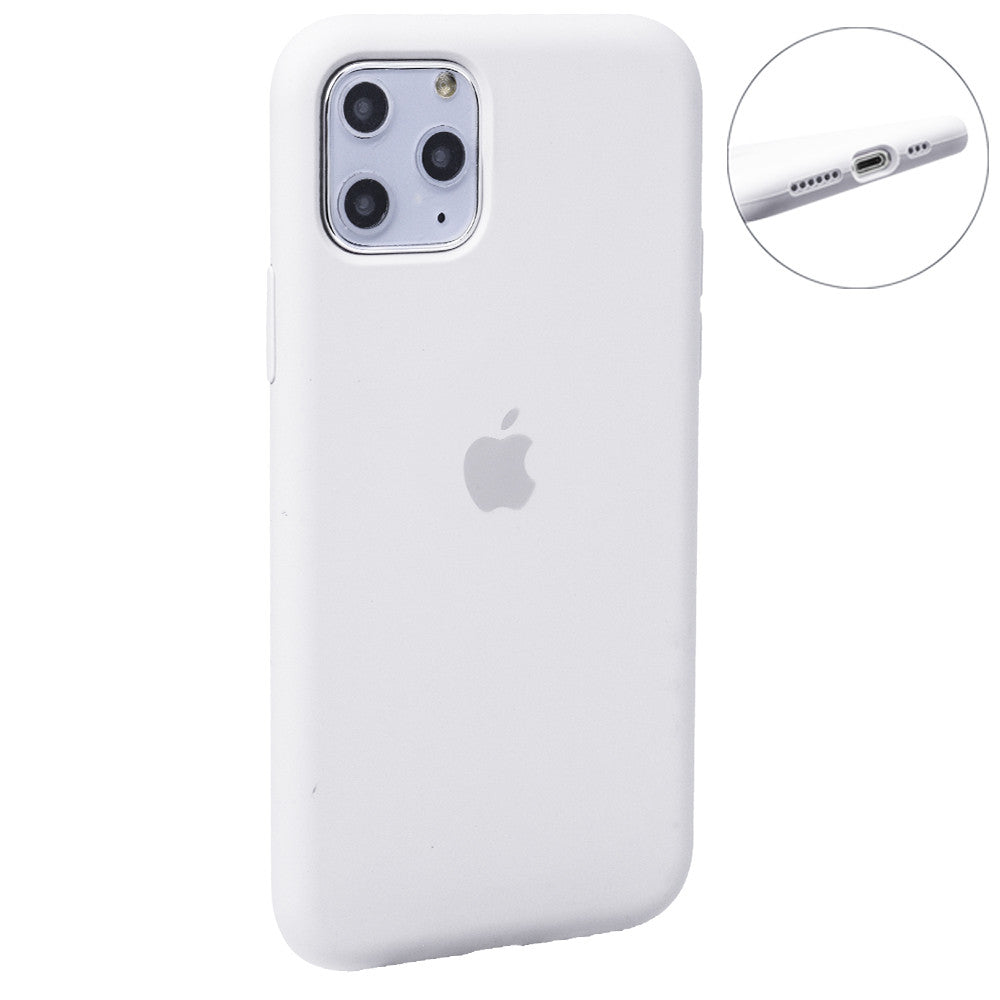 Original Silicone Case Full Size iPhone 12 Pro Max 6.7" — White (9)