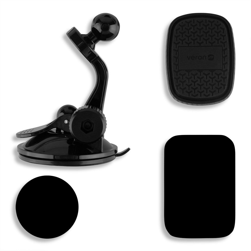 Magnetic car holder with suction cup — Veron CH18