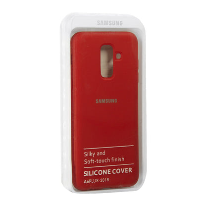 Original Silicone Case Samsung J6 Plus 2018(J610) — Red