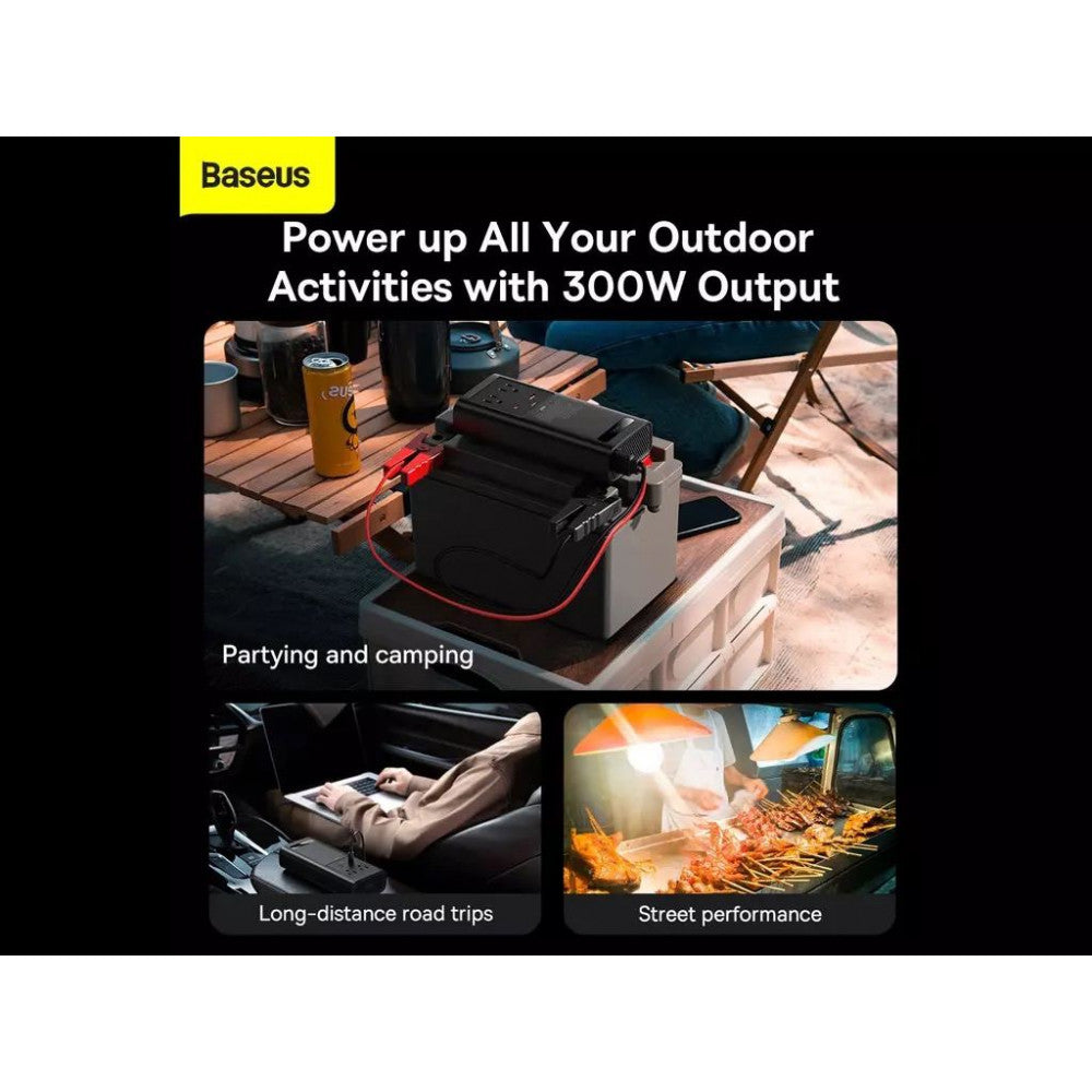 Car Power inverter 300W (110V 220V US/JP) Baseus (CGNB010001) IGBT – CGNB010001 Black