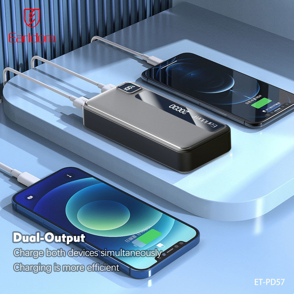 Power Bank 20000 mAh — Earldom ET-PD57