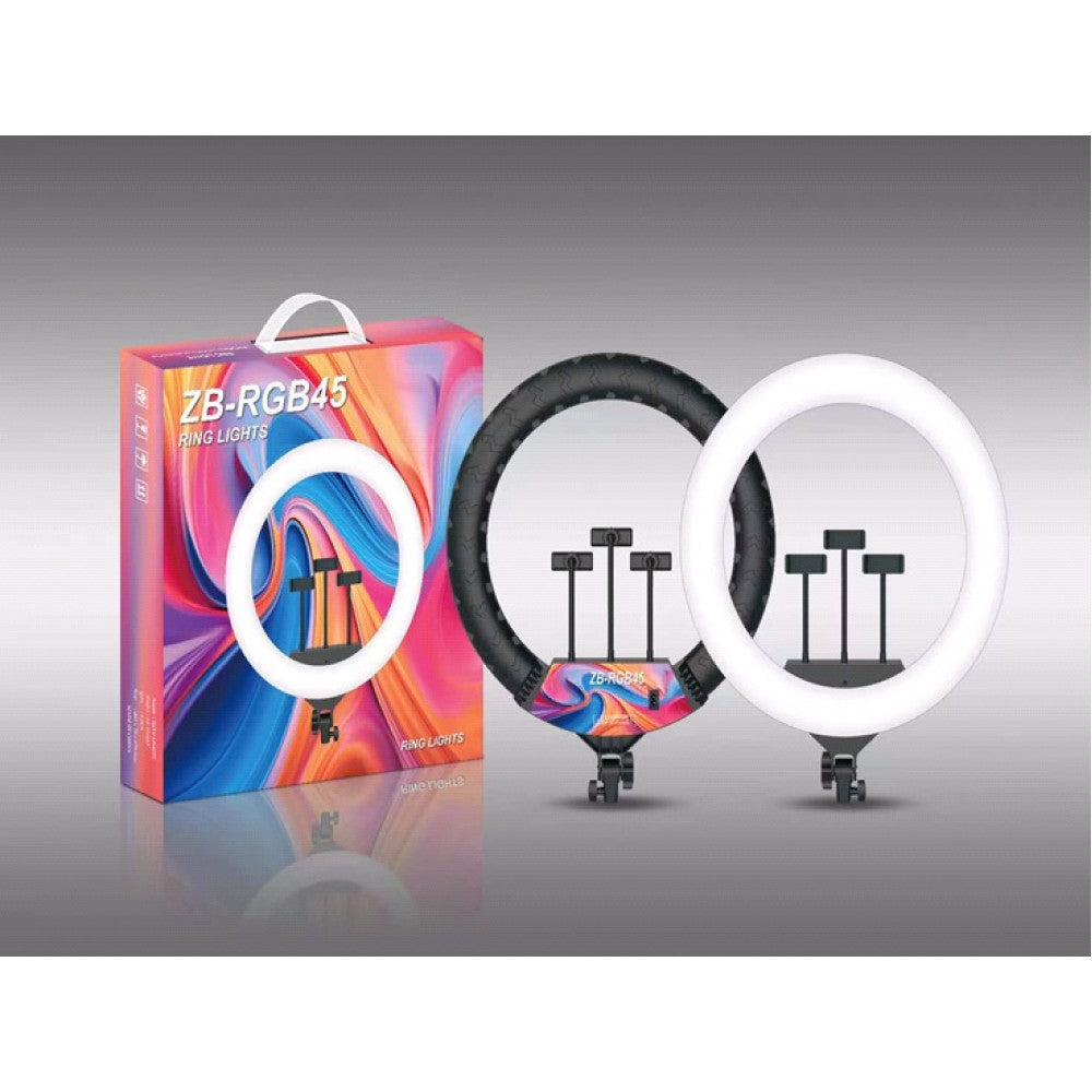 Лампа Кольцевая LED (45 cm) 256 Lights ZB-RGB45