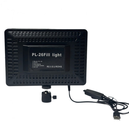 Video light lamp LED PL-26 23x16 cm 240 Lights 3200K-5600K Remote USB Control