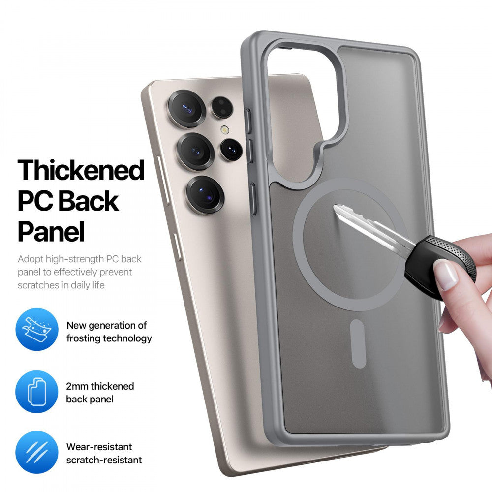 Накладка Чехлы Yind Case With Magsafe — Samsung S25 Ultra — Black