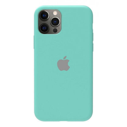 Original Silicone Case Full Size iPhone 13 6.1" — Blue Bird Feather