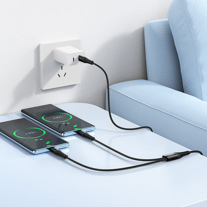 Cable 2 in 1 ( C , C ) 2.4A (1.2m) Hoco X123