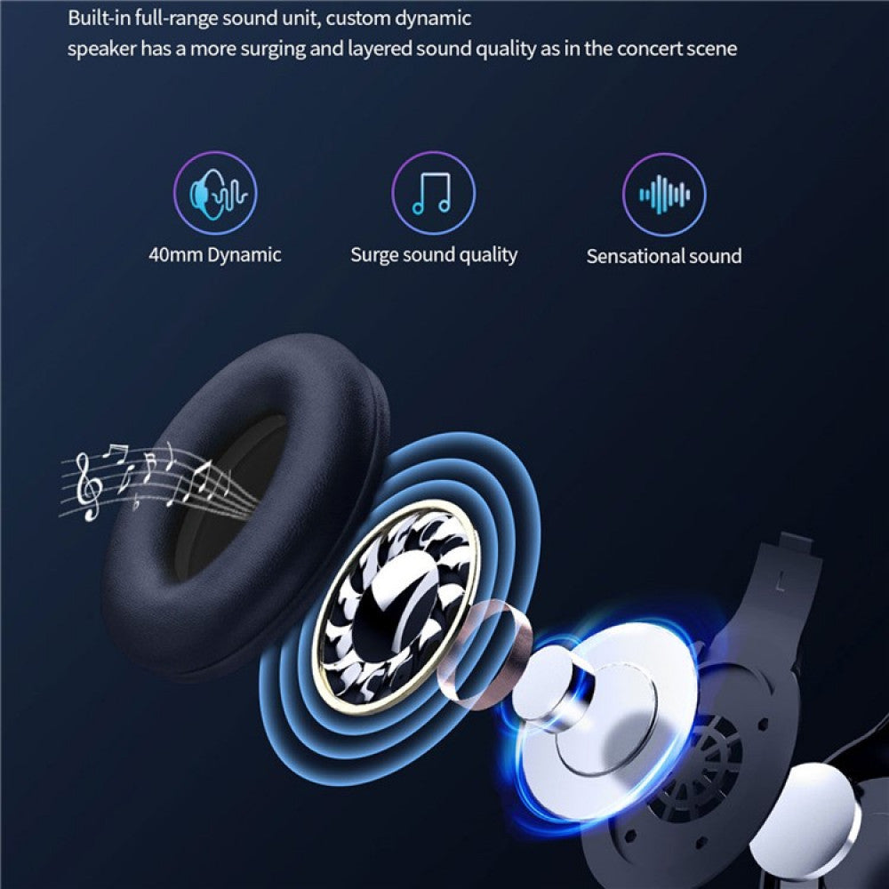 Bluetooth headphones Celebrat A28 – Black