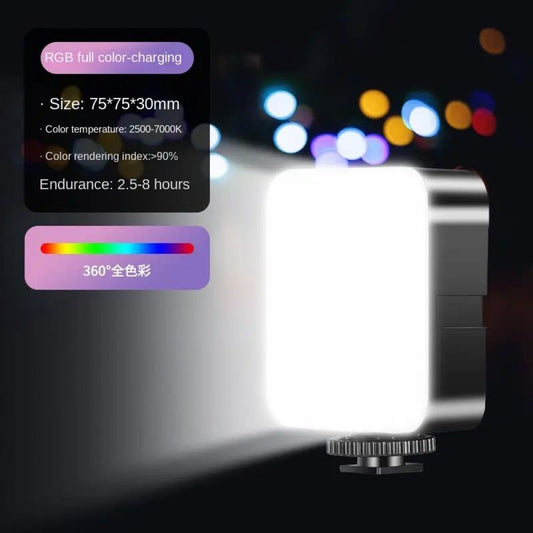 Лампа видеосвет LED AY-72 RGB