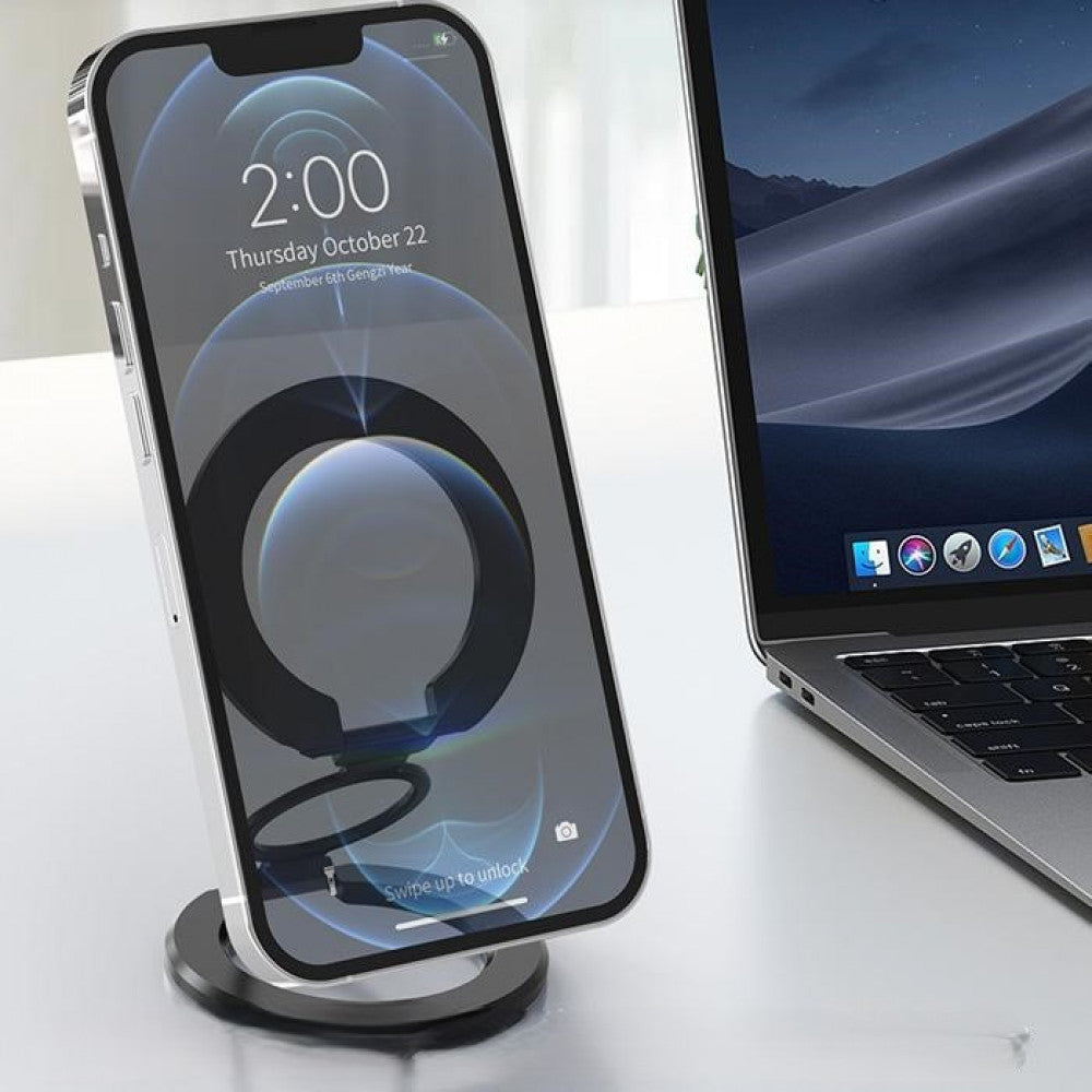 Підставка для телефону Ring With Magsafe ; Handcuff — Black