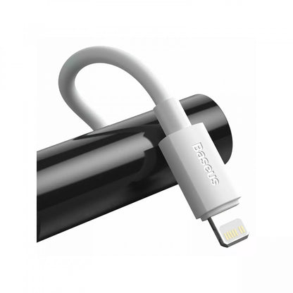 USB C to Lightning Cable 20W PD (1.5m) – Baseus (TZCATLZJ-02) Simple Wisdom Data Kit (2PCS/Set) White