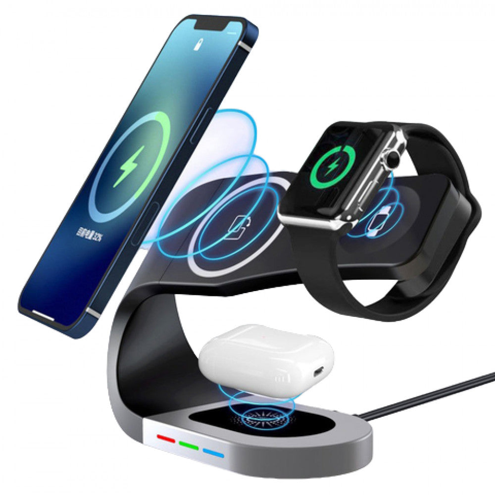 Wireless Charger 3 in 1 15W Y35 – Black