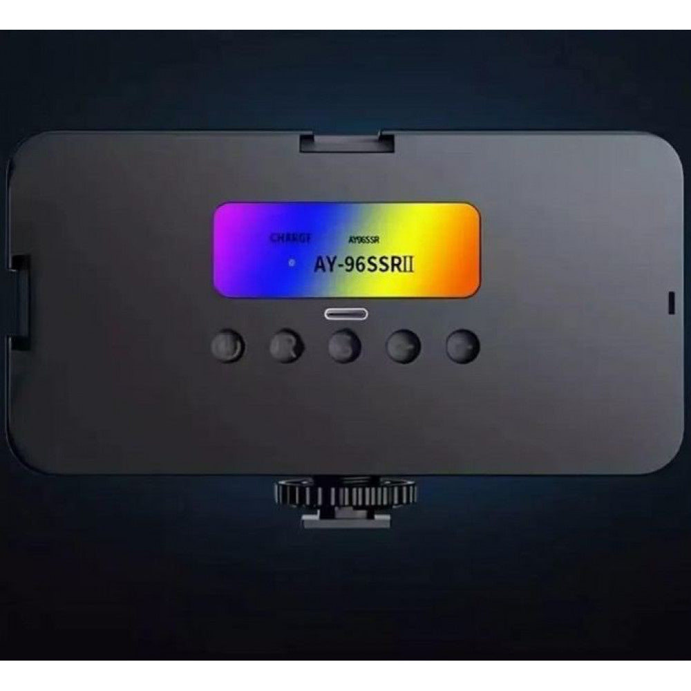 Лампа видеосвет LED AY-96JSSR RGB