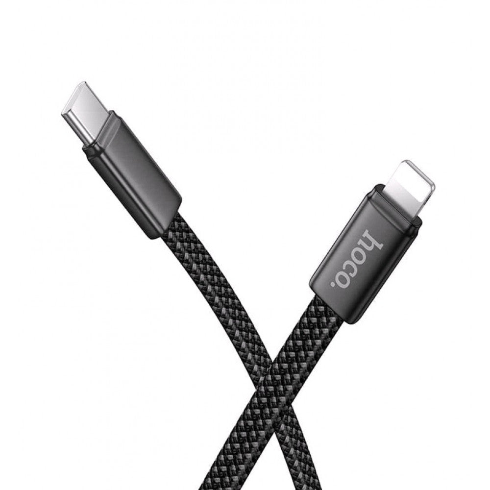 Кабель USB C to Lightning 30W PD (1m) — Hoco X125 — Black