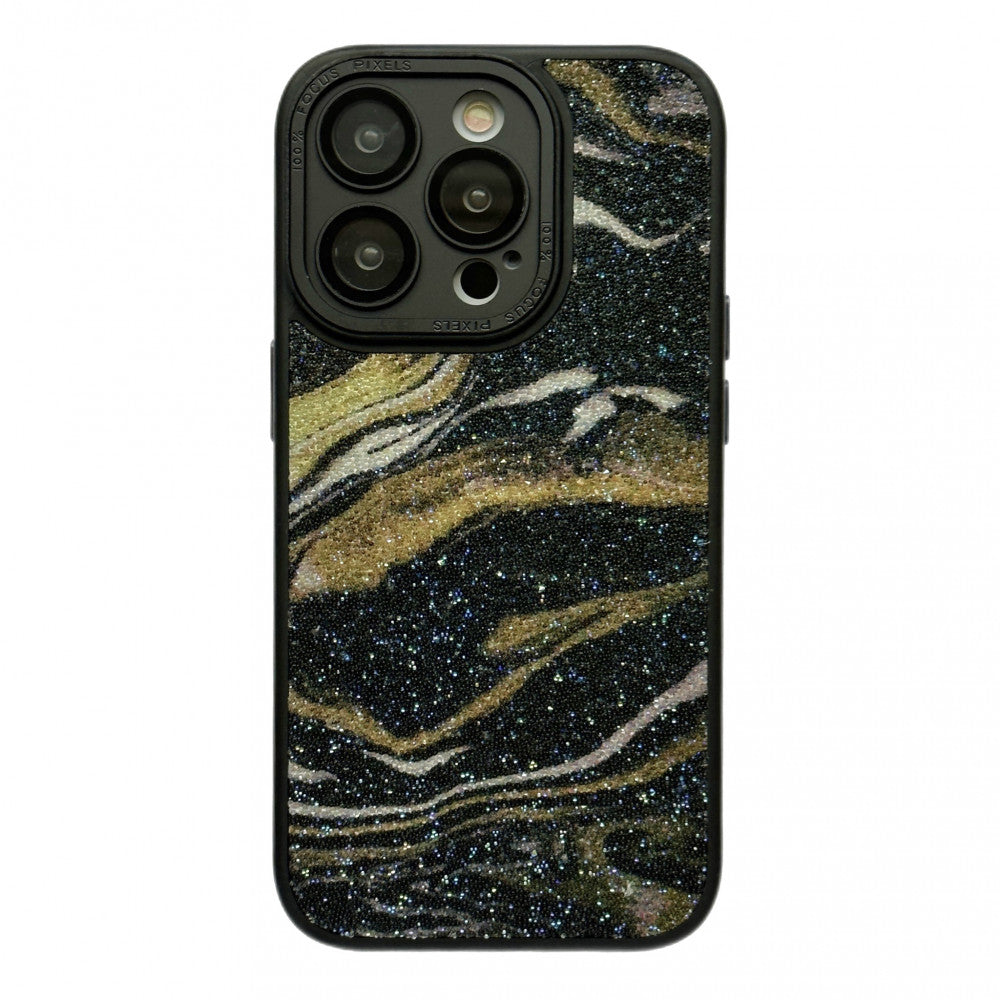 Glitter Marble Case iPhone 11 — Blue