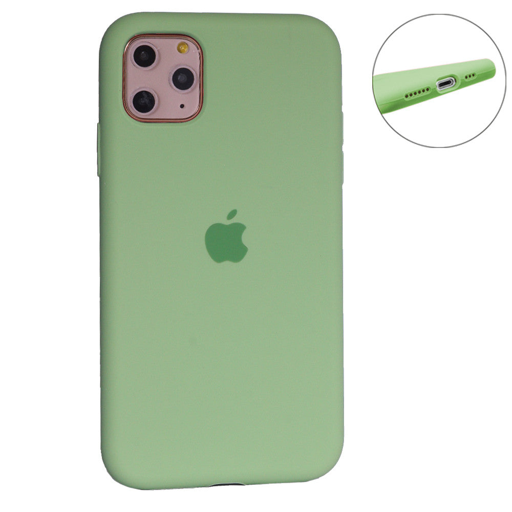 Original Silicone Case Full Size iPhone 12 Pro Max 6.7" — Cactus (61)