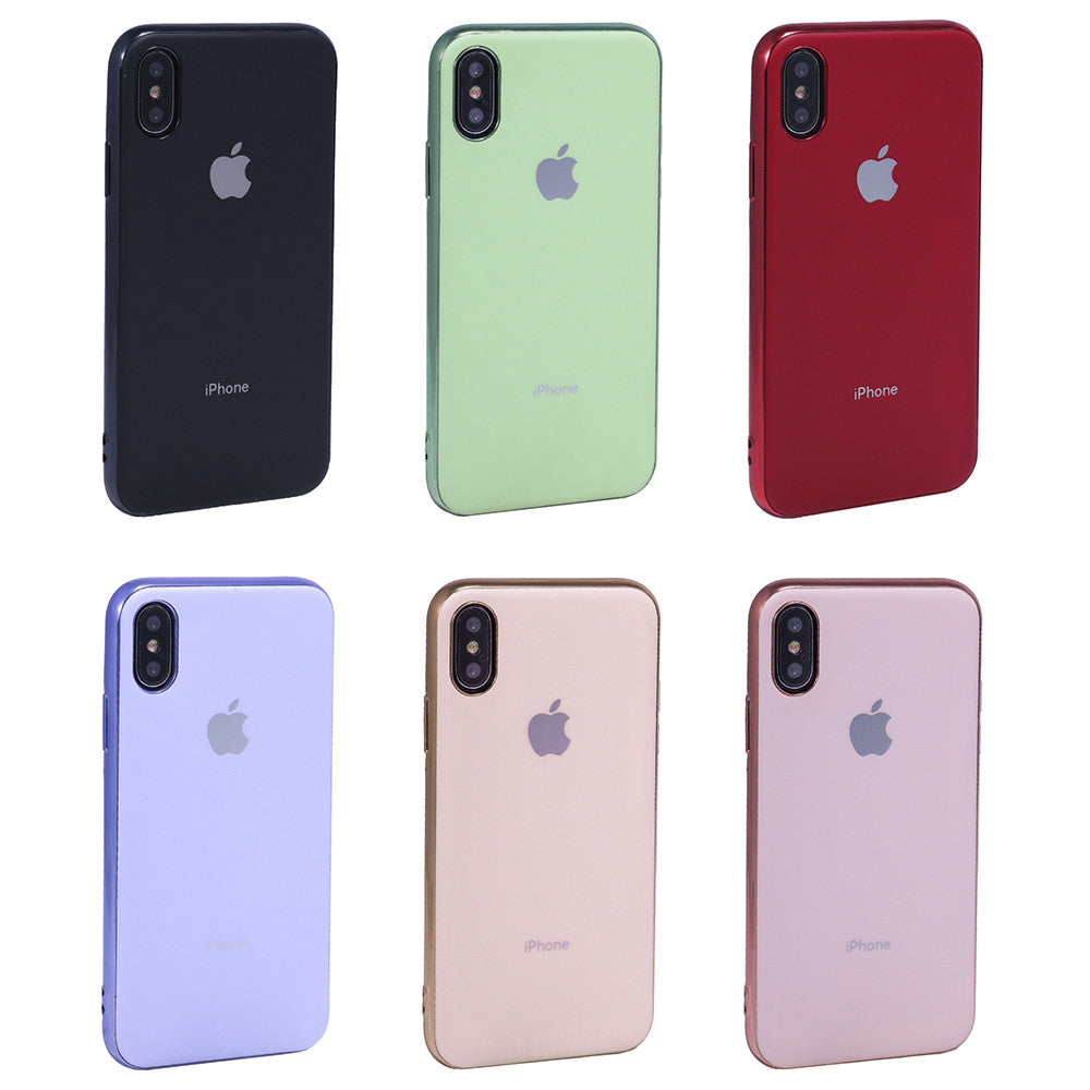 Cover Cases Matte Silcone Case iPhone Xs Max - Black