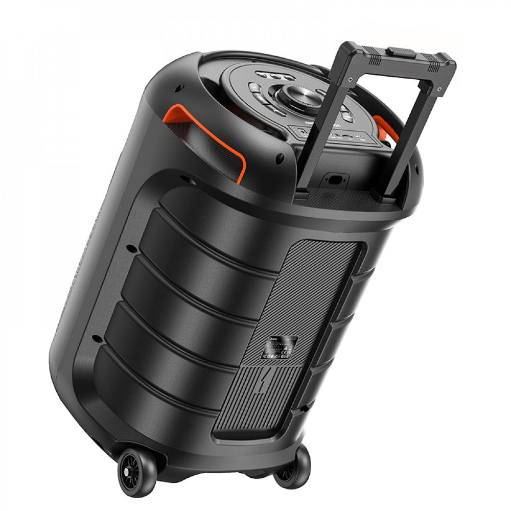 Bluetooth Speaker &amp; 2 Microphones Hoco HA5 – Black