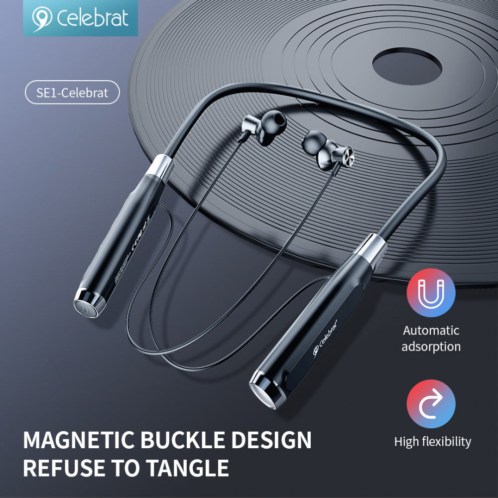 Bluetooth headphones Celebrat SE1 – Black