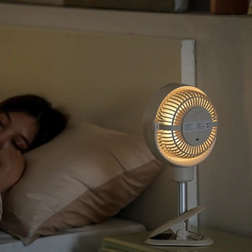 Портативный мини вентилятор WT-RD12 White - 4000 mAh