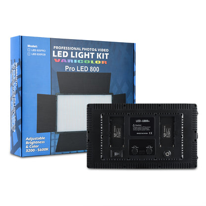 Video light lamp LED U800E RGB 29x17 cm 960 Lights 3200K-6500K Remote