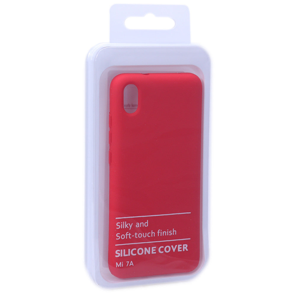 §Original Silicone Case — Xiaomi Redmi 7A — Red