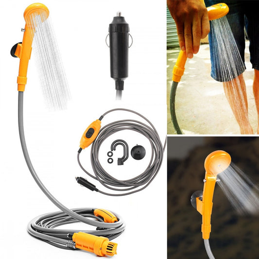 Автомобильный душ от прикуривателя летний туристический автодуш 12V UKC Automobile Shower Set