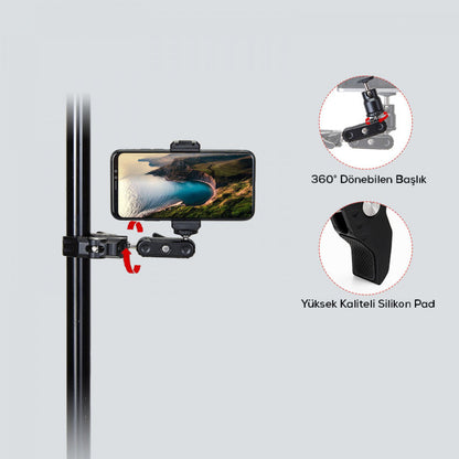 Mount crab for LED lamp, camera, photo camera, GoPro Jmary SR-56