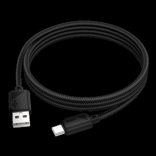 Кабель USB C 2.4A (1m) Hoco X113 — Black