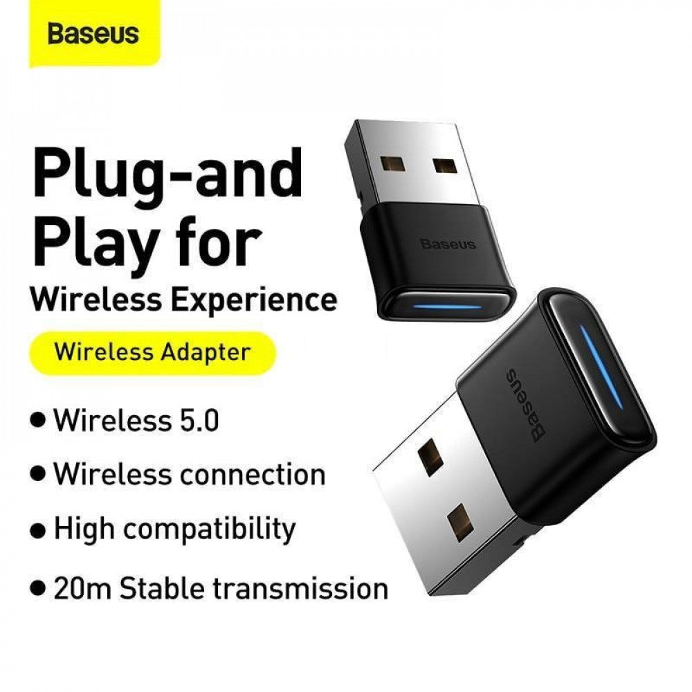 Bluetooth Adapter USB 5.0 Baseus (ZJBA000001) BA04 – ZJBA000001 Black