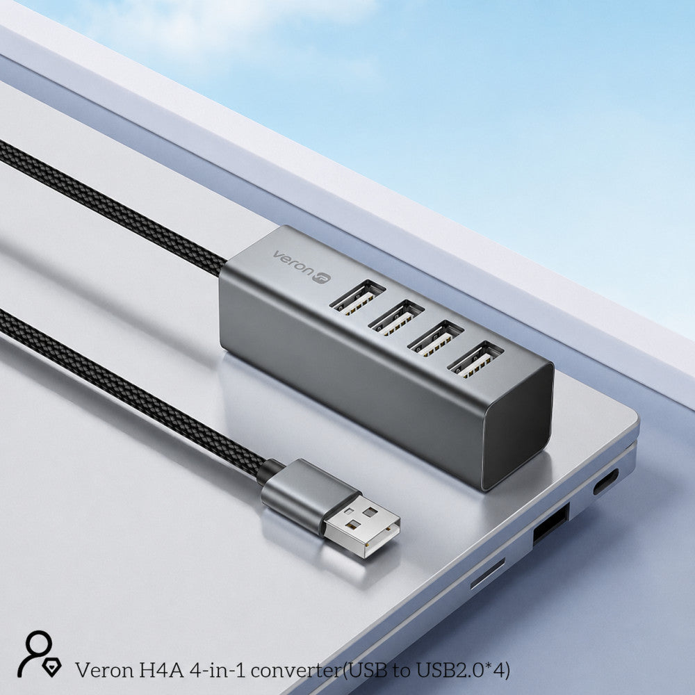 USB-хаб Veron H4A, USB-A → 4 × USB-A