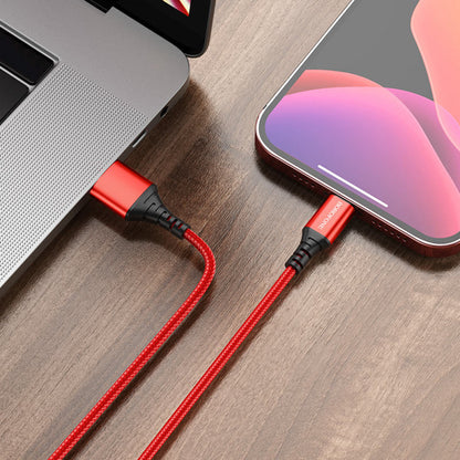 Lightning Cable 2.4A (1m) Borofone BX54 — Black