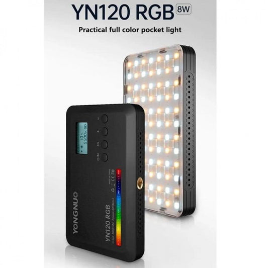 Накамерный видеосвет LED RGB — Yongnuo YN120RGB